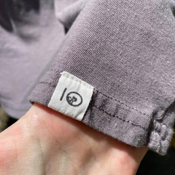 Ten Tree Be Happy Mountain Grey T-shirt Casual Hiking Tee, Climate Neutral, Eco - Picture 4 of 8